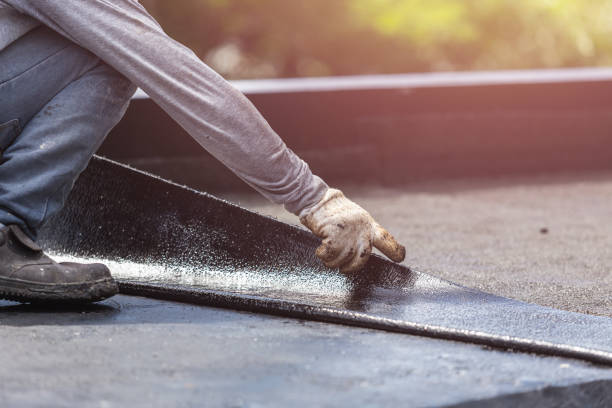 Professional Waterproofing technician working in Elmwood Park, NJ